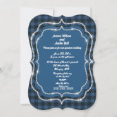 MacKay Blue Ancient Original Tartan Wedding Kaart (Voorkant)