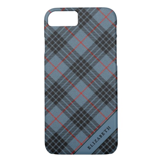 MacKay Blue Clan Tartan Scottish Pset Case-Mate iPhone Case (Achterkant)
