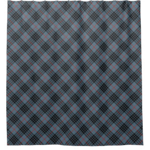 MacKay Blue Schotse badkamer gordijn