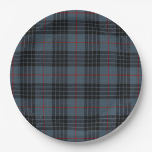 MacKay Blue Tartan Papieren Bordje