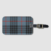 MacKay Blue Tartan Pset Scottish Pattern Bagagelabel (Voorkant (horizontaal))