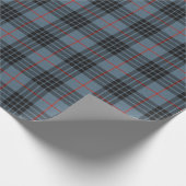 MacKay Blue Tartan Pset Scottish Pattern Cadeaupapier (Hoek)