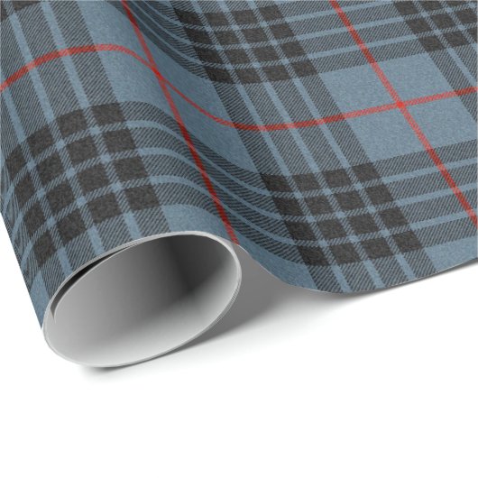 MacKay Blue Tartan Pset Scottish Pattern Cadeaupapier (Rol Hoek)