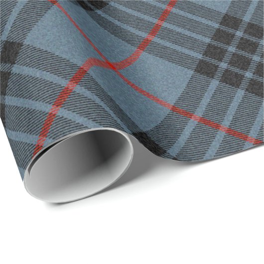 MacKay Blue Tartan Pset Scottish Pattern Cadeaupapier (Rol Hoek)