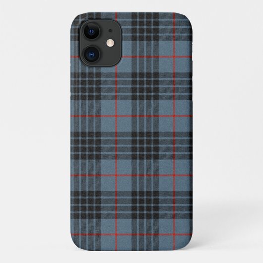 MacKay Blue Tartan Pset Scottish Pattern Case-Mate iPhone Case (Achterkant)