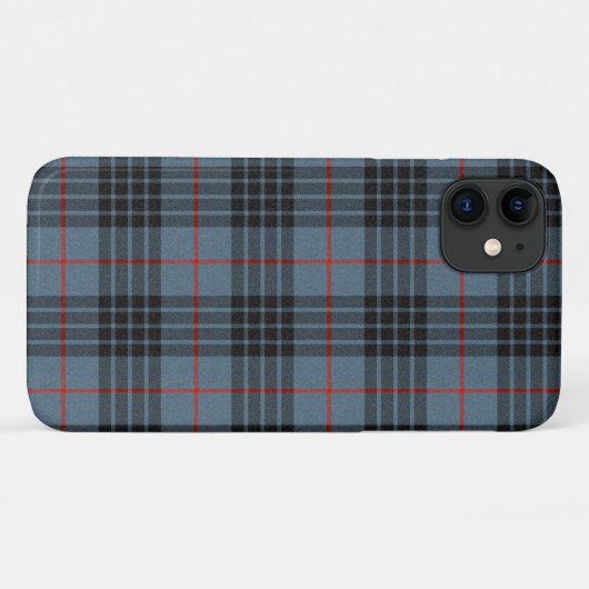 MacKay Blue Tartan Pset Scottish Pattern Case-Mate iPhone Case (Achterkant (horizontaal))
