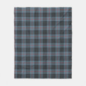 MacKay Blue Tartan Pset Scottish Pattern Fleece Deken (Voorkant)
