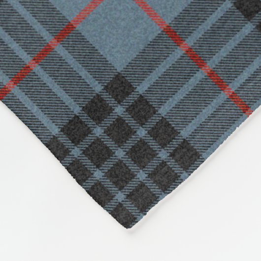 MacKay Blue Tartan Pset Scottish Pattern Fleece Deken (Hoek)