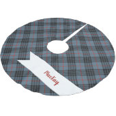 MacKay Blue Tartan Pset Scottish Pattern Kerstboom Rok (Gekanteld)