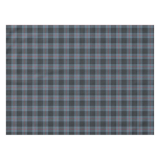 MacKay Blue Tartan Pset Scottish Pattern Tafelkleed (Voorkant (Horizontaal))