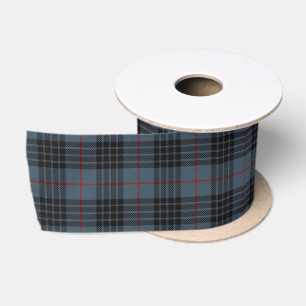 MacKay Blue Tartan Satijnen Lint