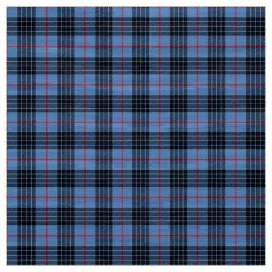 MacKay Blue Tartan Stof (Swatch)