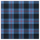 MacKay Blue Tartan Stof (Close Up)
