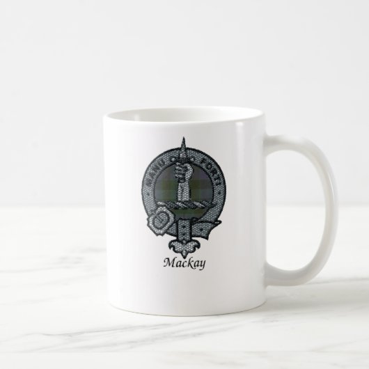 Mackay Clan Crest Koffiemok (Rechts)