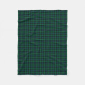 MacKay Clan Green, Blue en Black Tartan Fleece Deken (Voorkant)