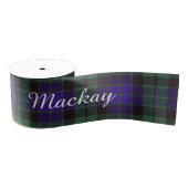 Mackay clan Pset Scottish tartan Grosgrain Lint (Spoel)