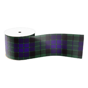 Mackay clan Pset Scottish tartan Grosgrain Lint