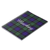 Mackay clan Pset Scottish tartan Notitieboek (Linkerzijde)