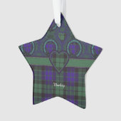 Mackay clan Pset Scottish tartan Ornament (voorkant)
