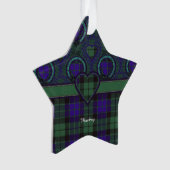 Mackay clan Pset Scottish tartan Ornament (voorkant)