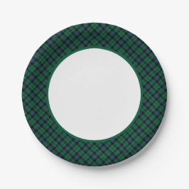 MacKay Clan Tartan Border Papieren Bordje