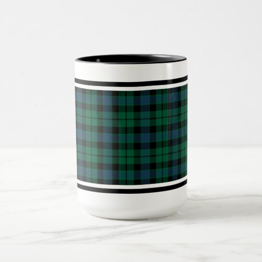MacKay Clan Tartan Mok (Midden)