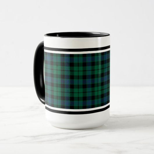 MacKay Clan Tartan Mok (Voorkant links)