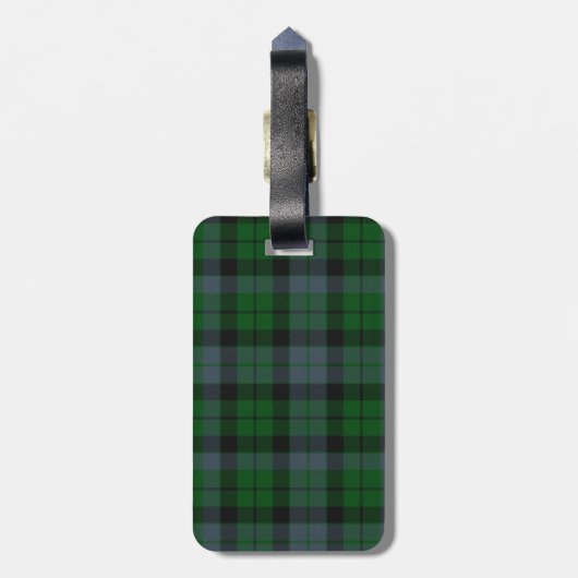 MacKay Clan Tartan Pset Bagagelabel (Achterkant verticaal)