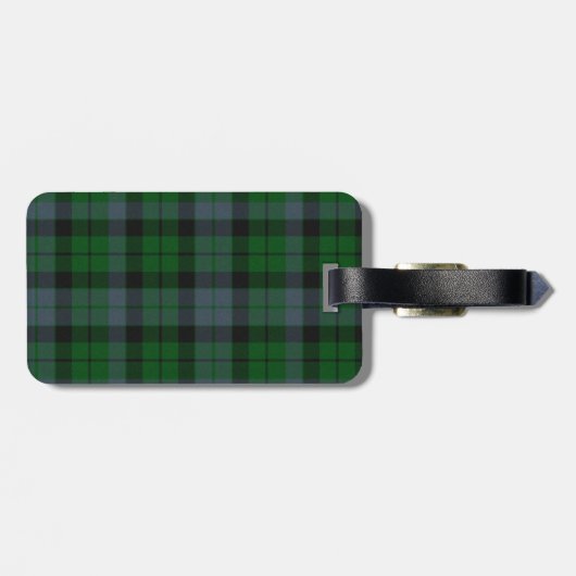 MacKay Clan Tartan Pset Bagagelabel (Achterkant horizontaal)
