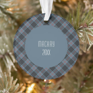 MacKay Clan Tartan Schots Plaid Ornament