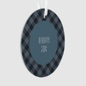 MacKay Clan Tartan Schots Plaid Ornament (voorkant)