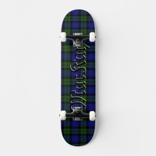 Mackay Clan Tartan Schotse Plaid Persoonlijk Skateboard
