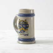 MacKay Coat of Arms Stein - Family Crest Bierpul (Voorkant links)