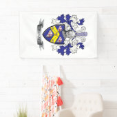 MacKay Family Crest Coat of Arms Spandoek (Insitu)