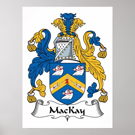 MacKay Family Crest Poster (Voorkant)