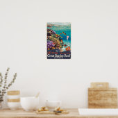 Mackay Great Barrier Reef Reis Kunst Vintage Poster (Keuken)