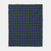 MacKay Green Scottish Clan Tartan Pset Fleece Deken (Voorkant)