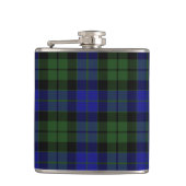 MacKay Green Scottish Clan Tartan Pset Heupfles (Voorkant)