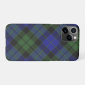 MacKay Green Scottish Clan Tartan Pset iPhone Hoesje (Achterkant horizontaal)