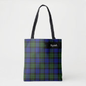 MacKay Green Scottish Clan Tartan Pset Tote Bag (Voorkant)
