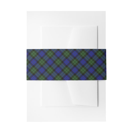 MacKay Green Scottish Clan Tartan Pset Uitnodigingen Wikkel (Voorkant Voorbeeld)