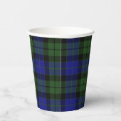 MacKay Green Tartan Scottish Pset Pattern Papieren Bekers (Rechts)
