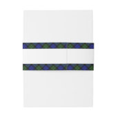 MacKay Green Tartan Scottish Pset Uitnodigingen Wikkel (Achterkant Voorbeeld)