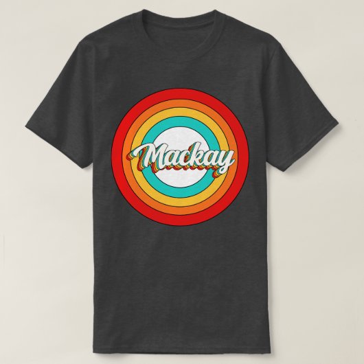 Mackay Naam Shirt  Mackay Circle (Design voorkant)