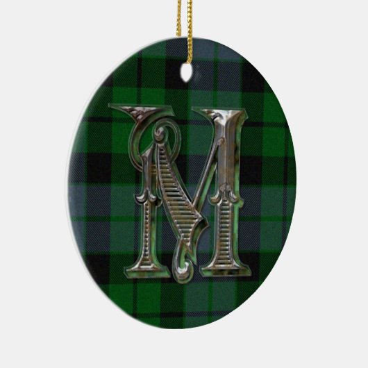 MacKay Pset Monogram-versiering Keramisch Ornament (Rechts)