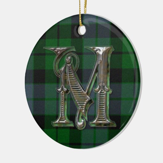 MacKay Pset Monogram-versiering Keramisch Ornament (Links)