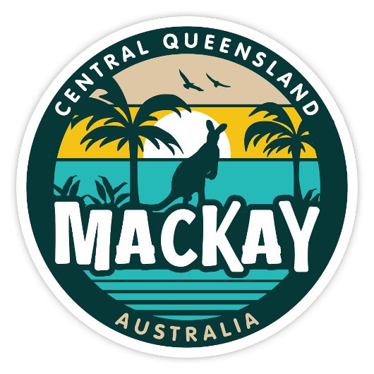 Mackay, Queensland Australië Sticker
