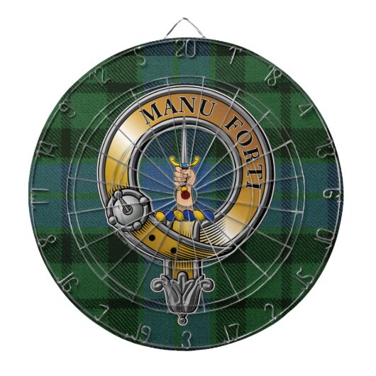 MacKay Tartan & Badge Dartbord (Voorkant)