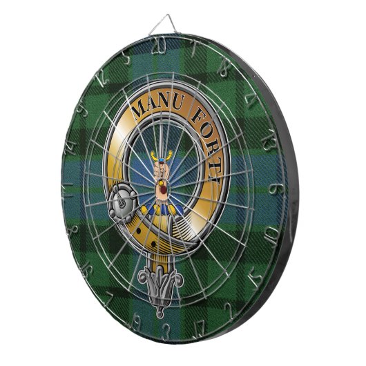 MacKay Tartan & Badge Dartbord (Voorkant Rechts)
