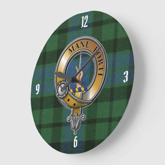 MacKay Tartan & Badge Grote Klok (Hoek)